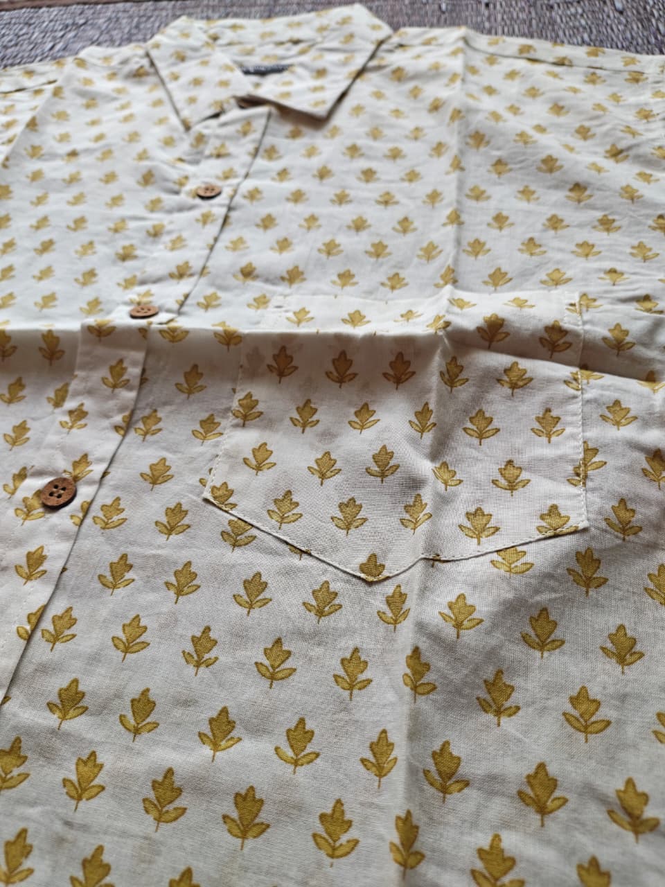 Men's Off-White Sanganeri Shirt