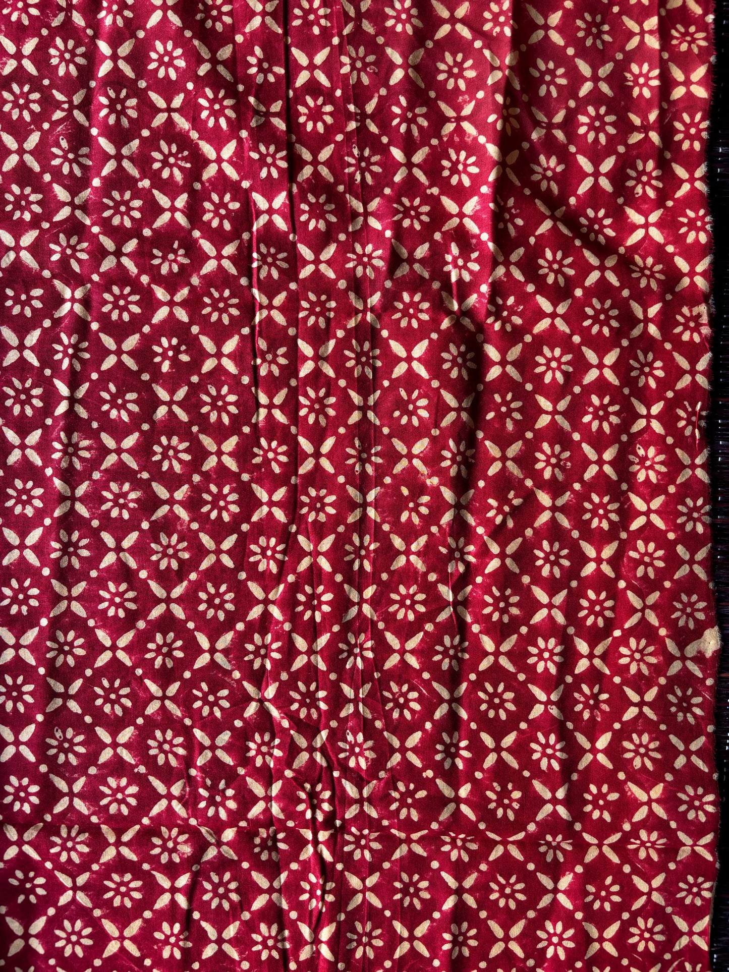 Sanganeri Hand Block Printed Pure Cotton Saree - Gauri