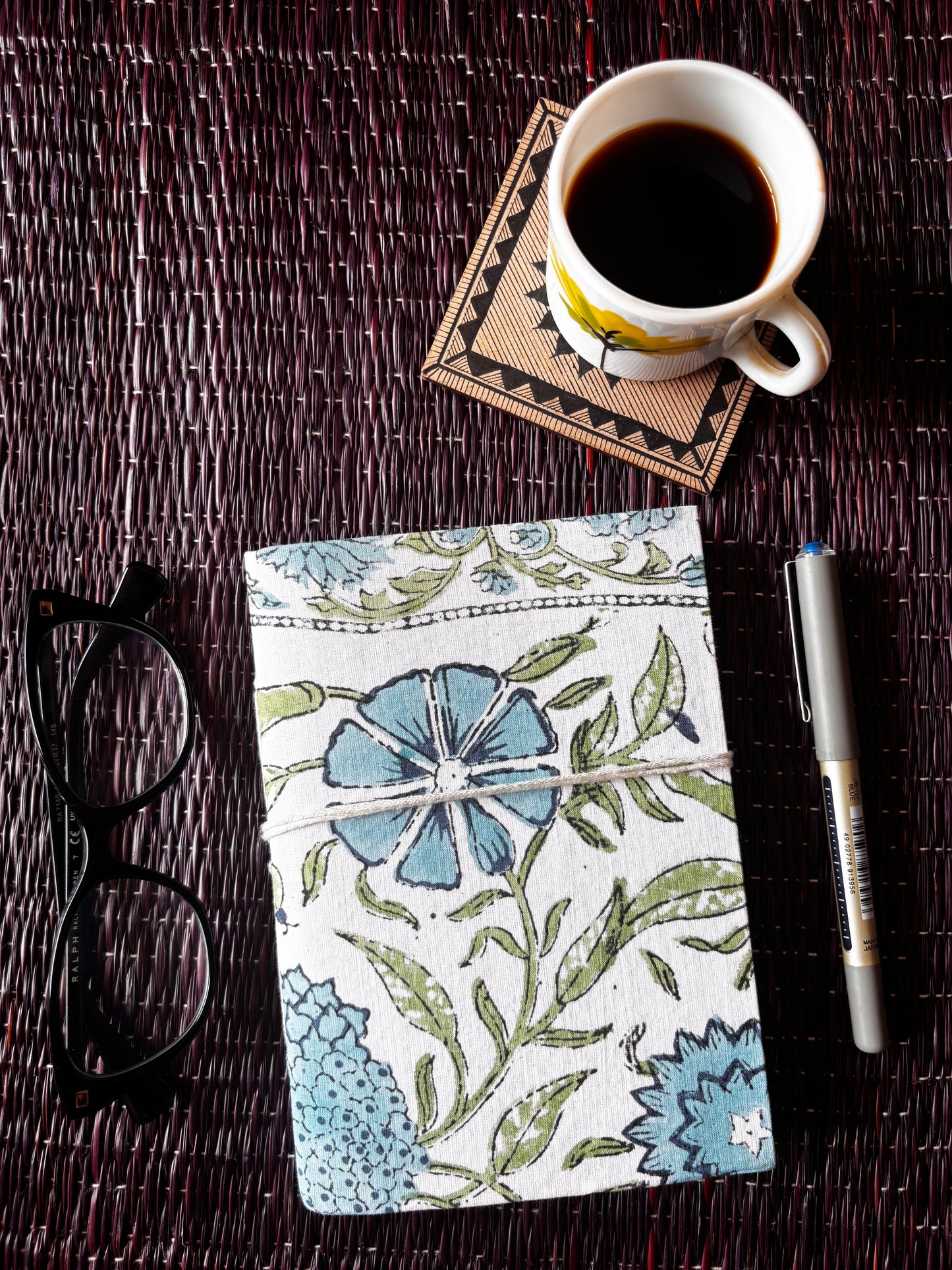 Hand Block Printed Artist Notebook (Multicolour)