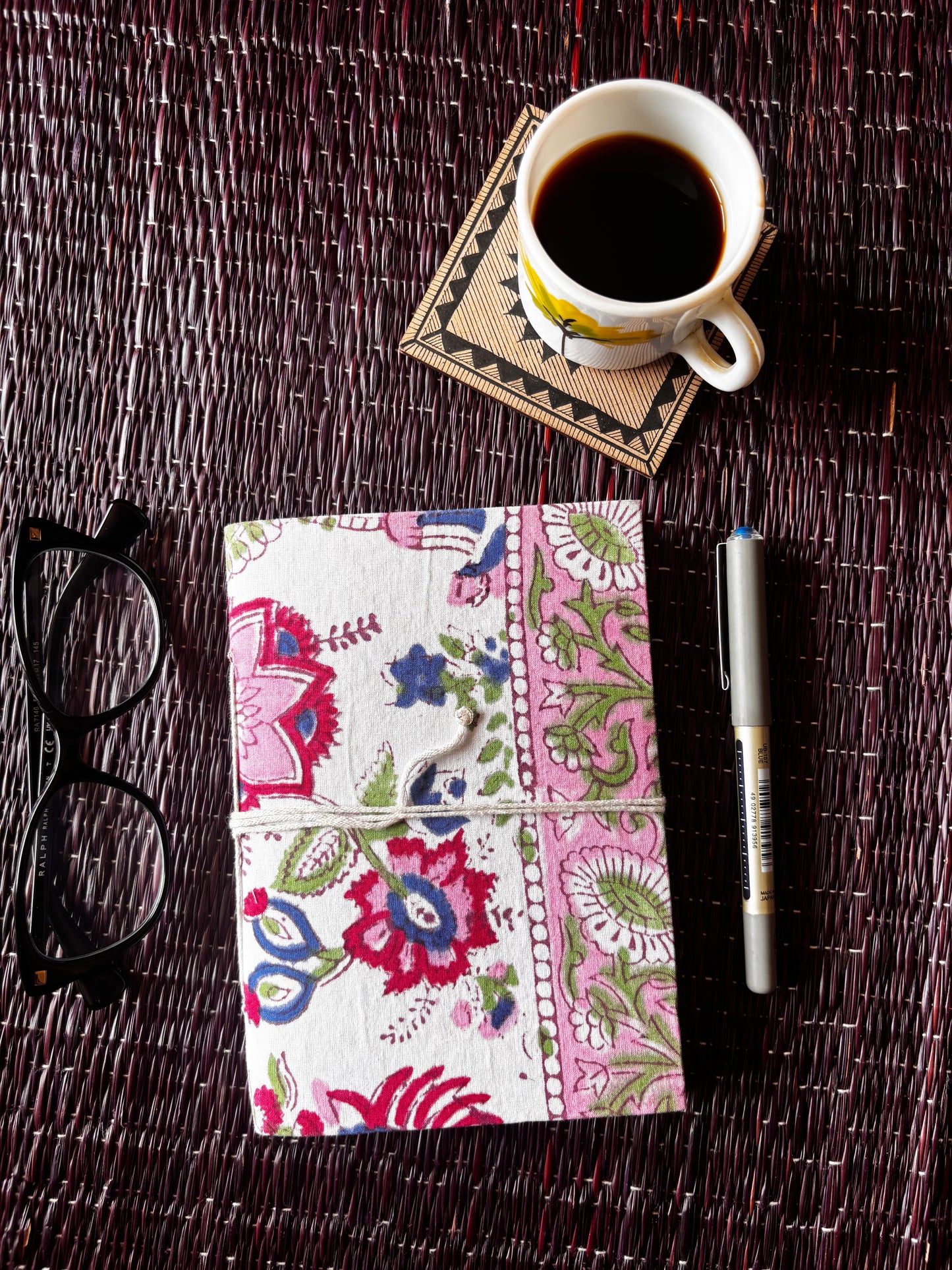 Hand Block Printed Artist Notebook (Multicolour)