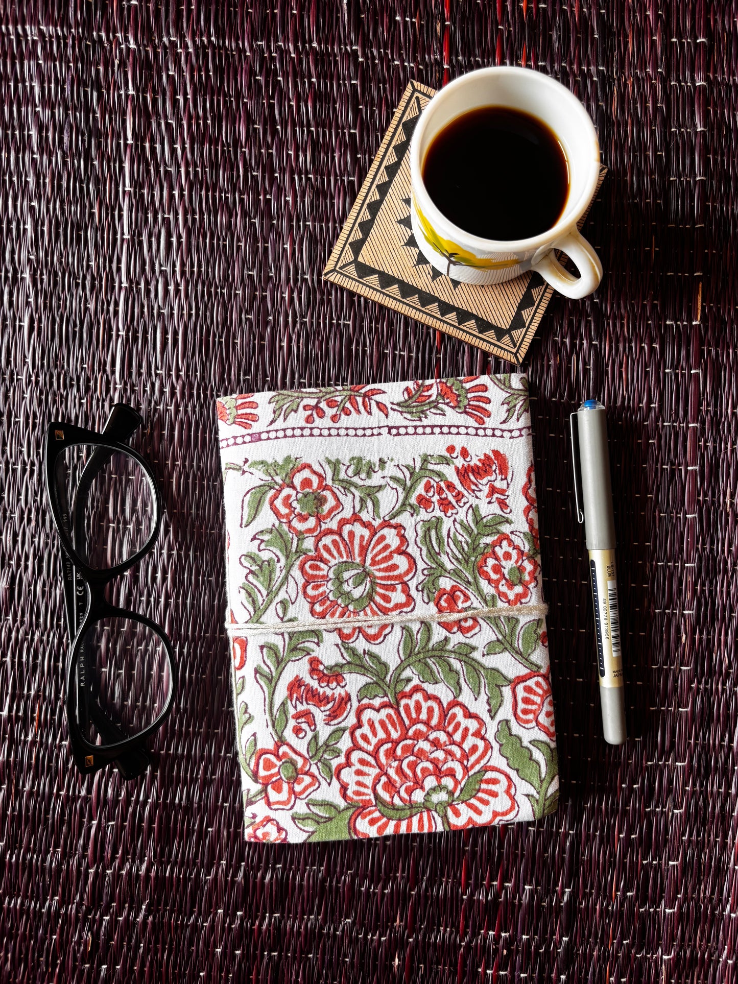Hand Block Printed Artist Notebook (Multicolour)