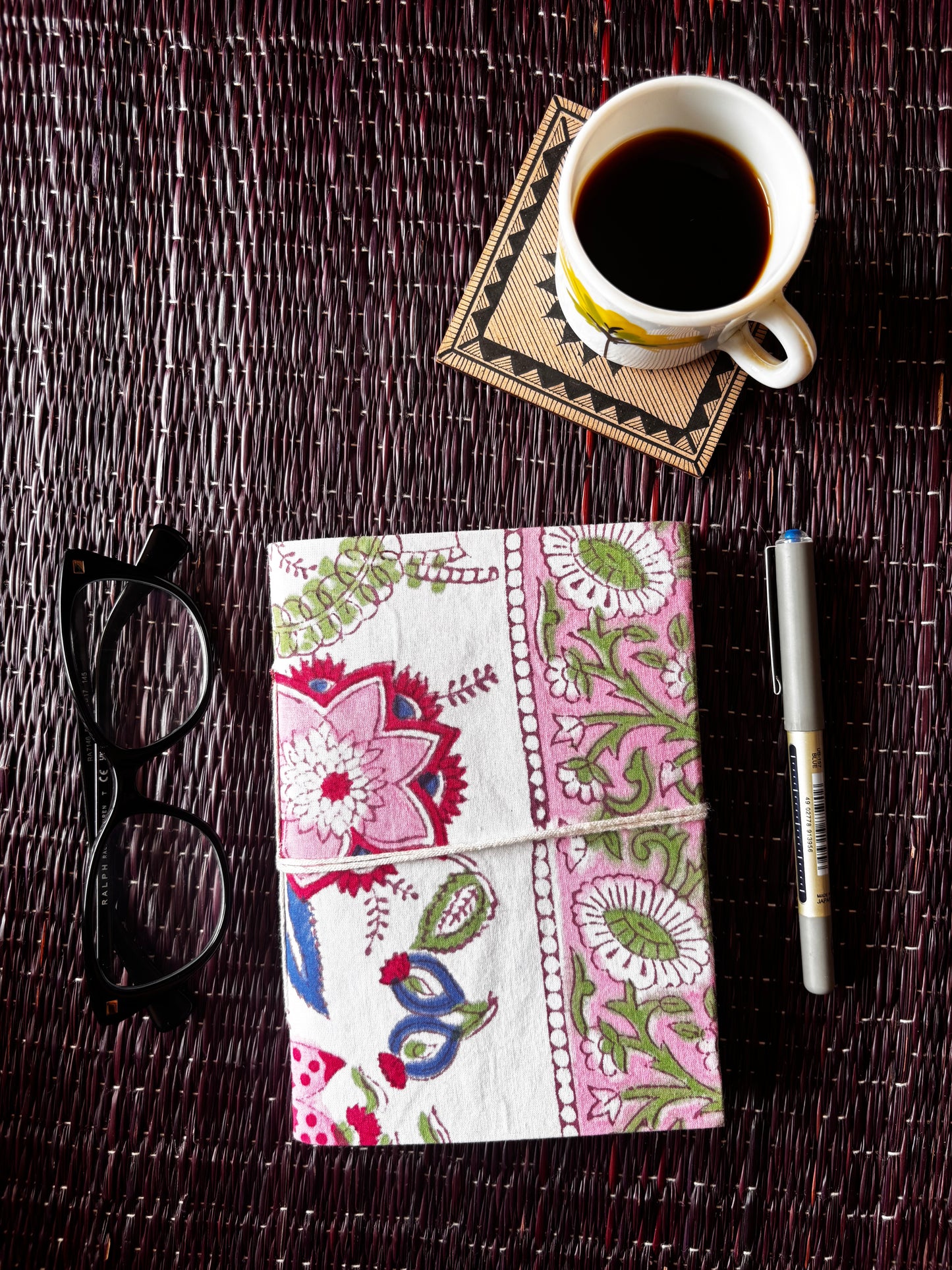 Hand Block Printed Artist Notebook (Multicolour)