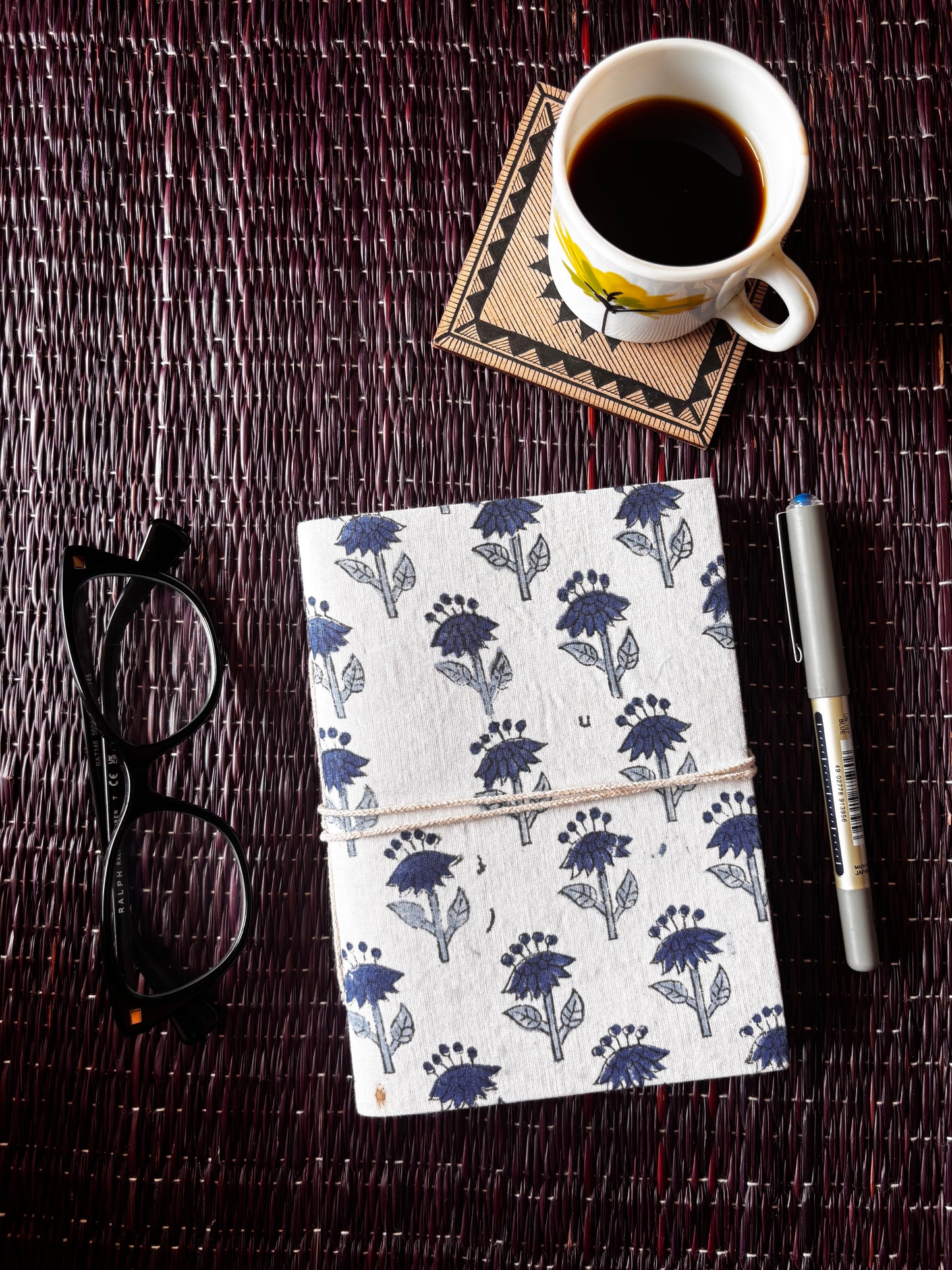 Hand Block Printed Artist Notebook (Multicolour)