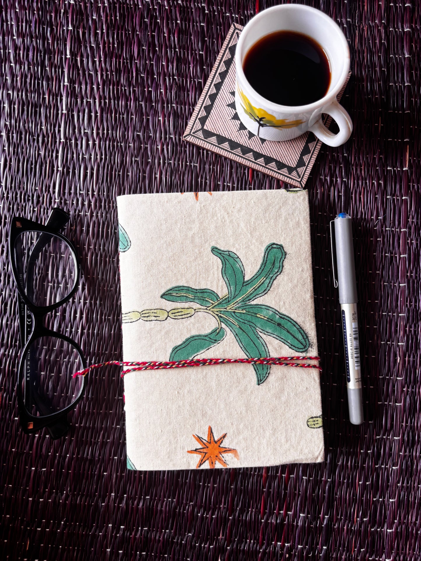 Hand Block Printed Artist Notebook (Multicolour)