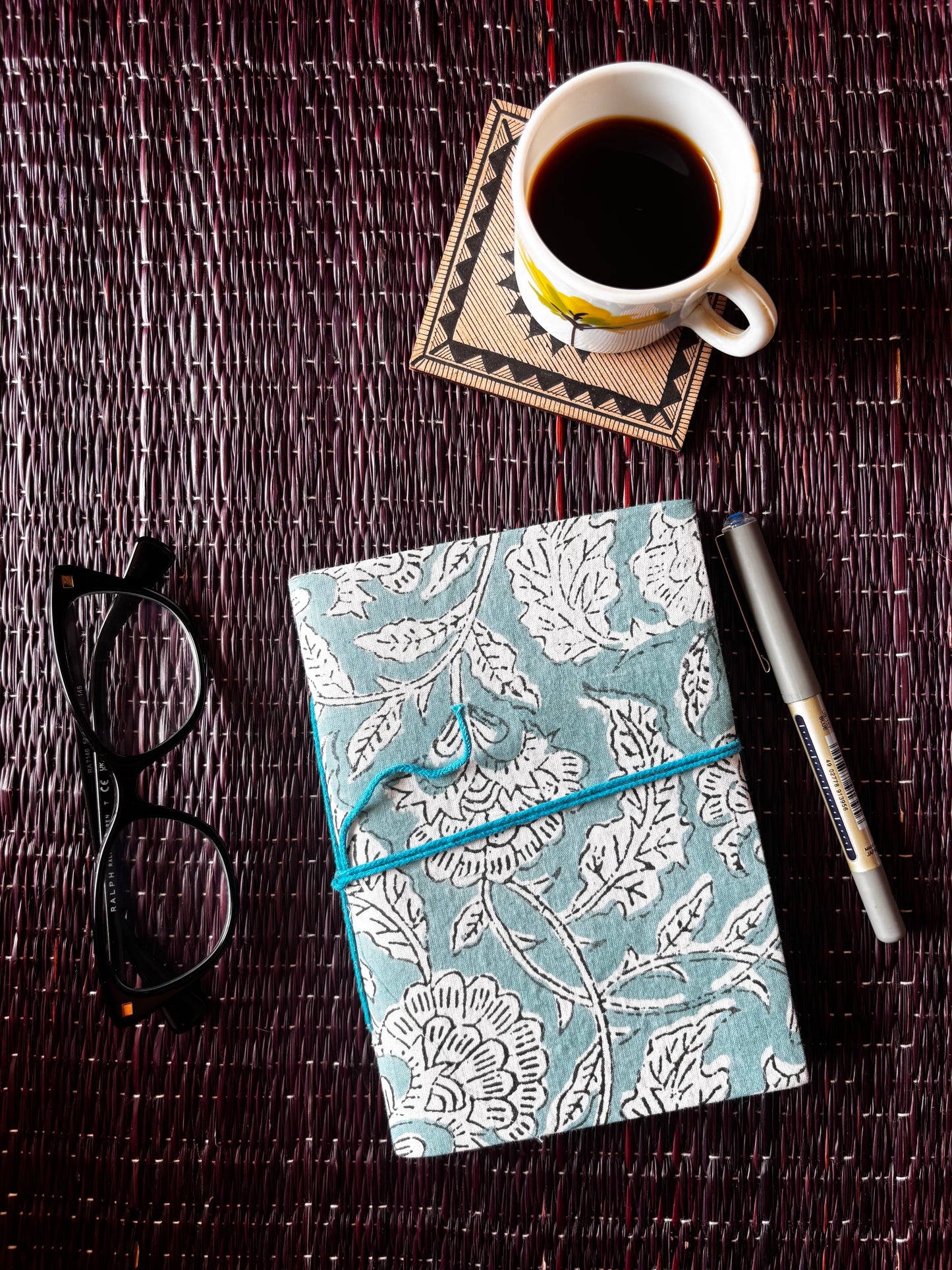Hand Block Printed Artist Notebook (Multicolour)