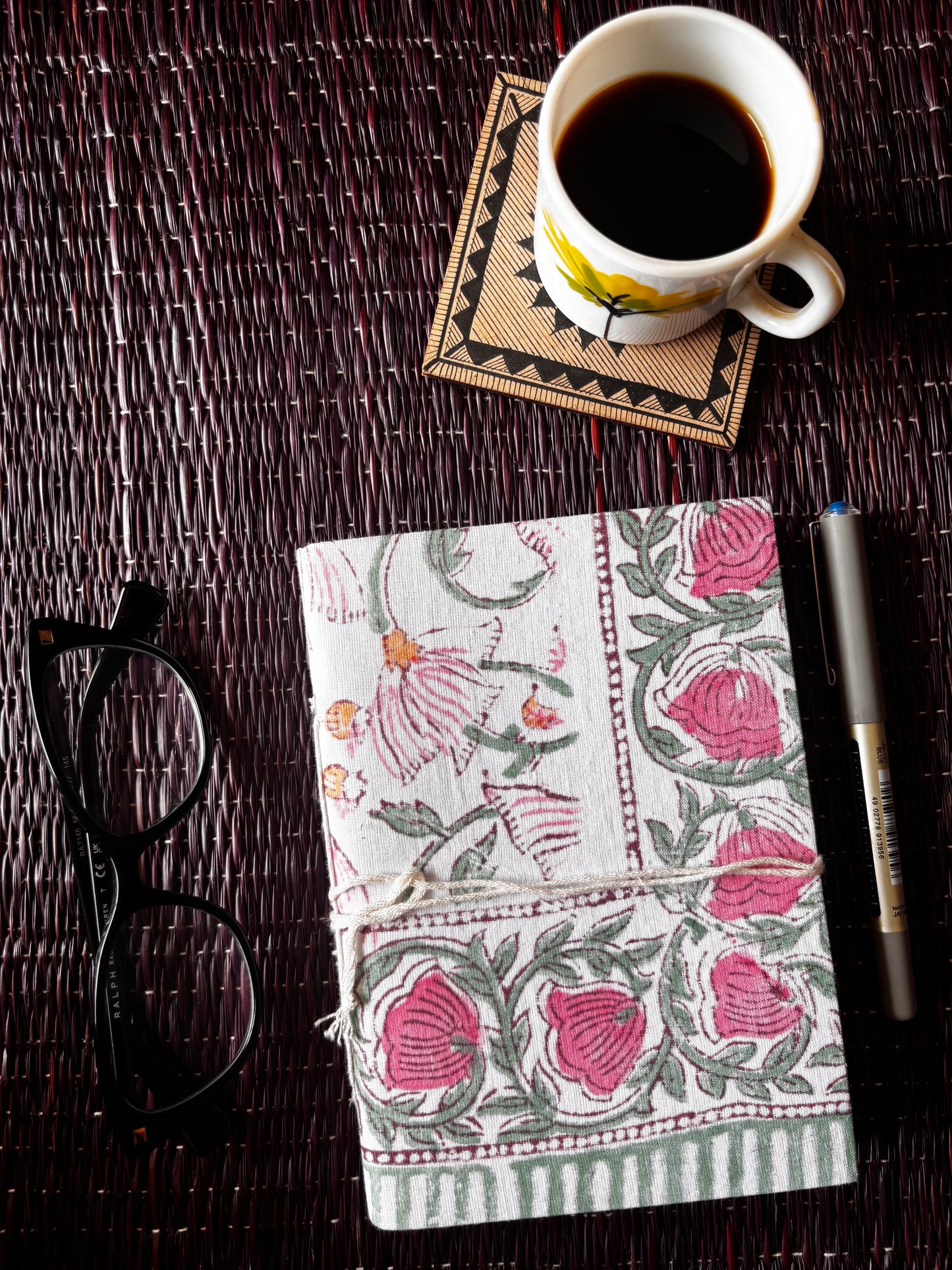 Hand Block Printed Artist Notebook (Multicolour)