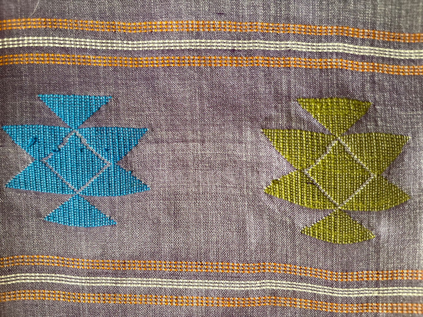 Wisteria Purple Tussar Silk Saree