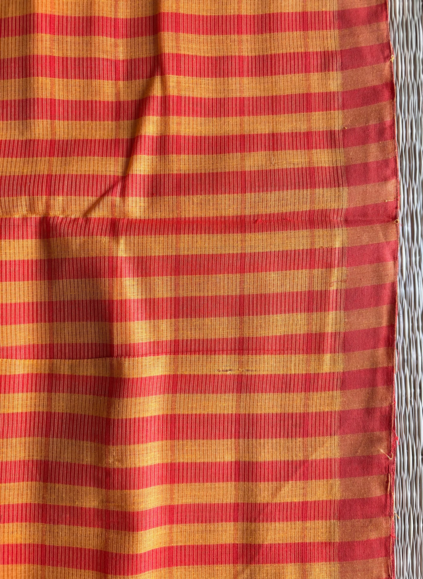 Turmeric Yellow Handwoven Mangalagiri Cotton Saree