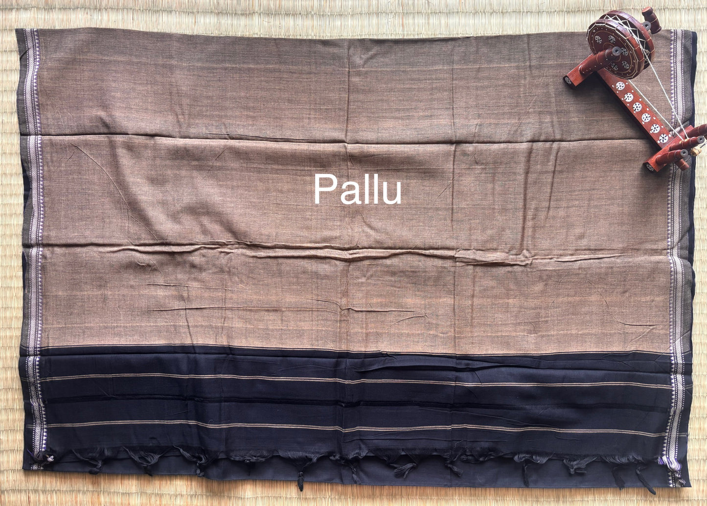 Classic Black Narayanpet Handloom Cotton Saree