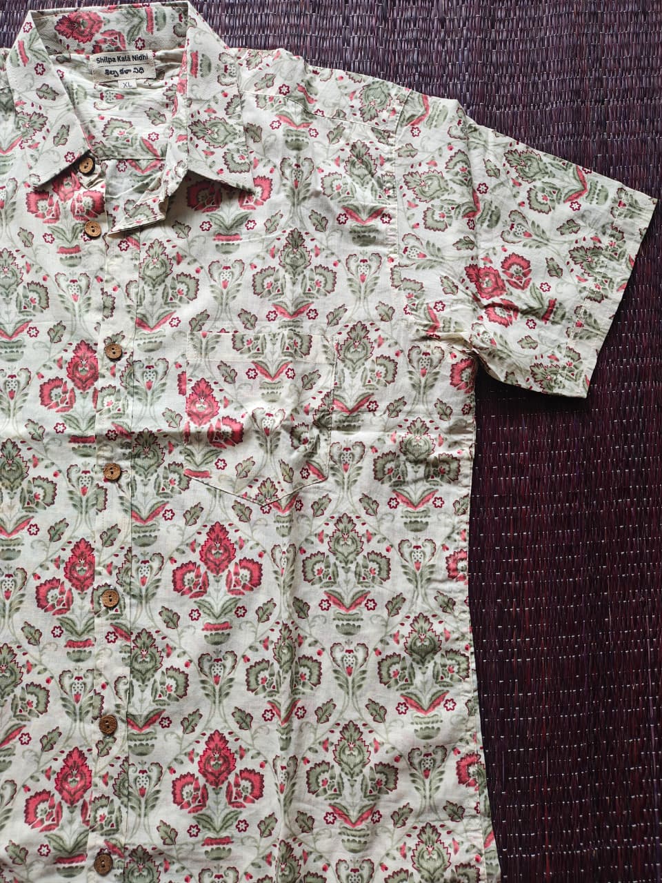 Men's Soft Pattern Sanganeri Shirt